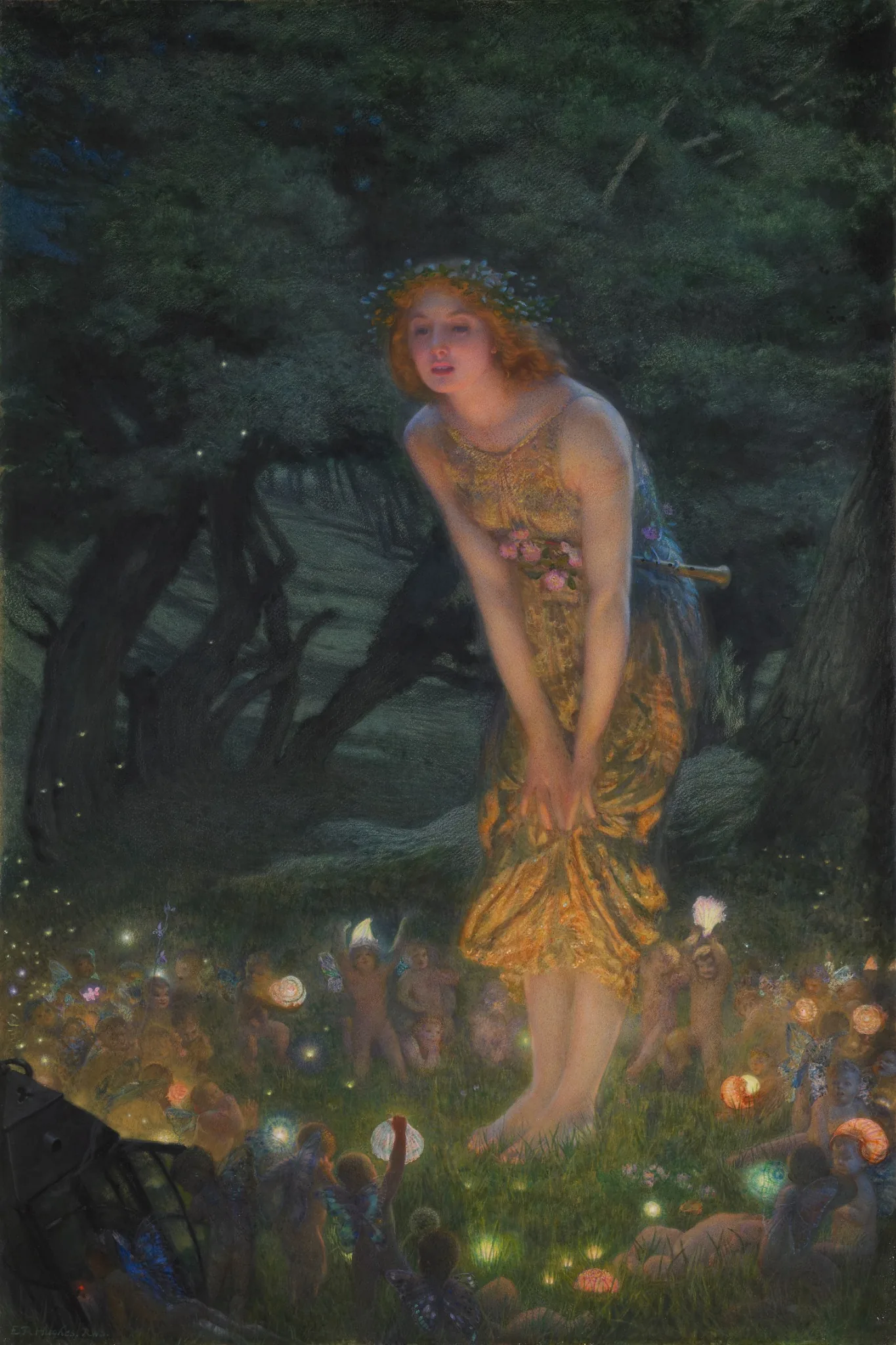Midsummer Eve by Edward Robert Hughes, c. 1908